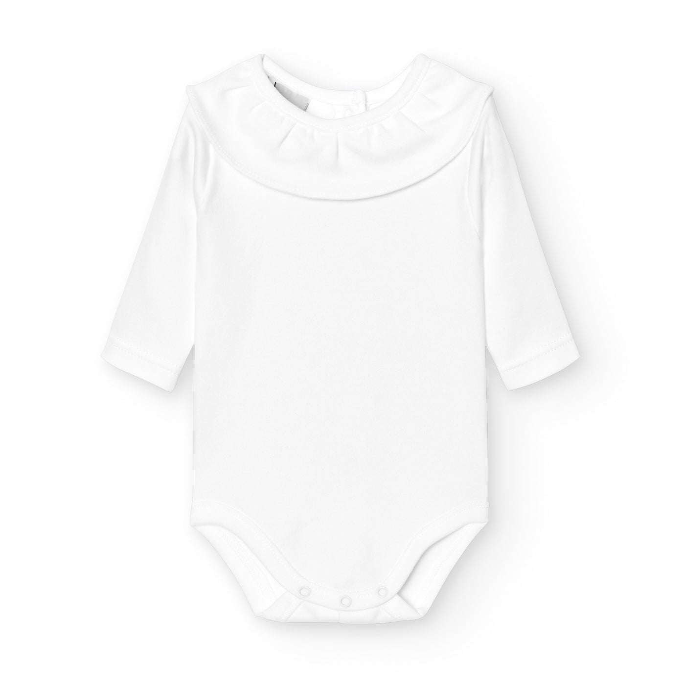 Babidu Long Sleeve Bodysuit with Collar