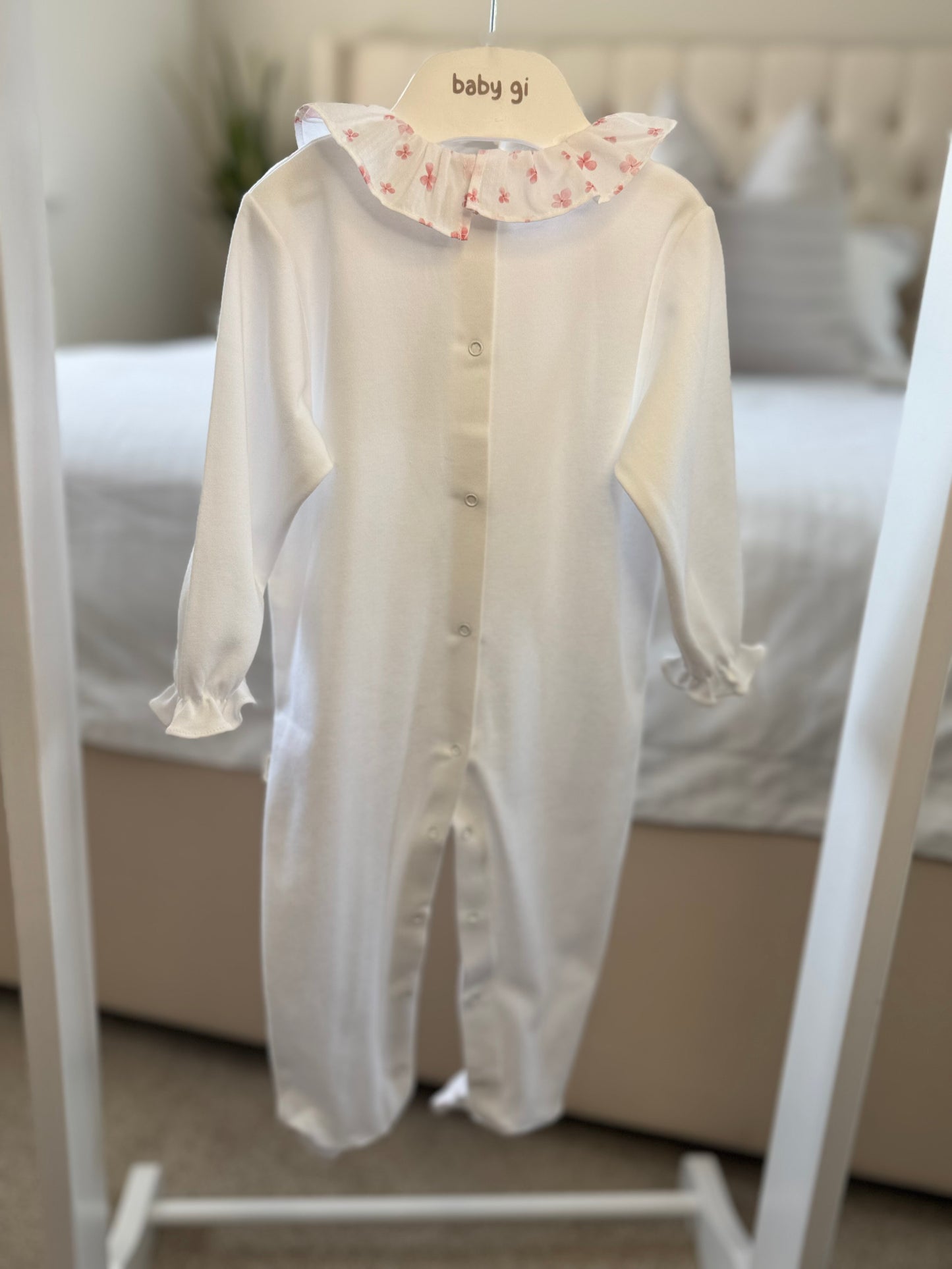 Baby Gi Girls Petals Baby Grow