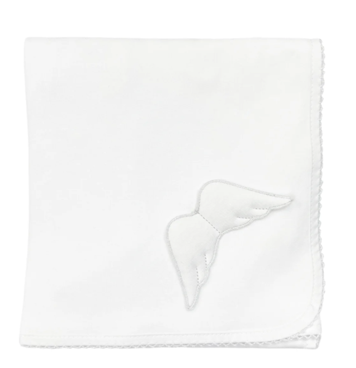 Baby Gi White Angel Wing Muslin/ Blanket