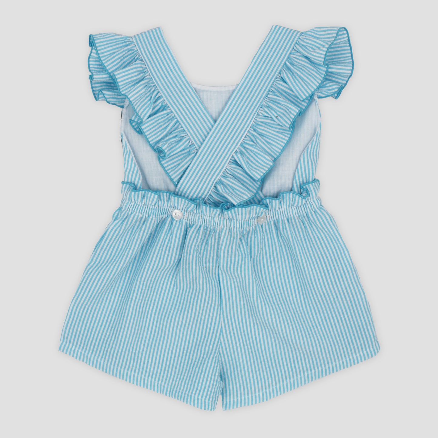 Rapife Girls Turquoise Playsuit