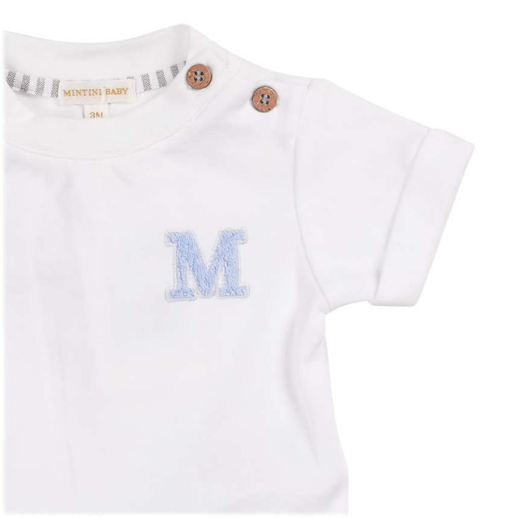 Mintini Baby - Striped Shorts & T-Shirt Set