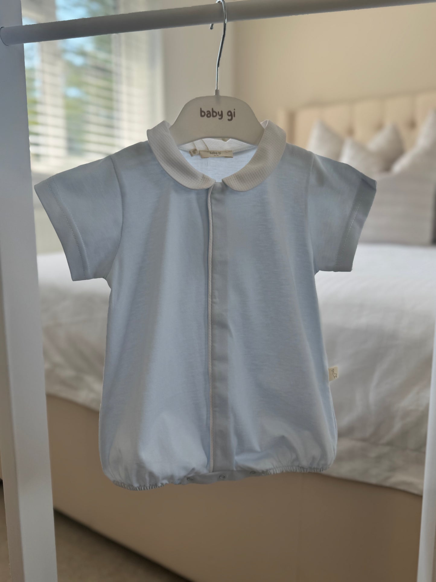 Baby Gi Blue Angel Wing Romper