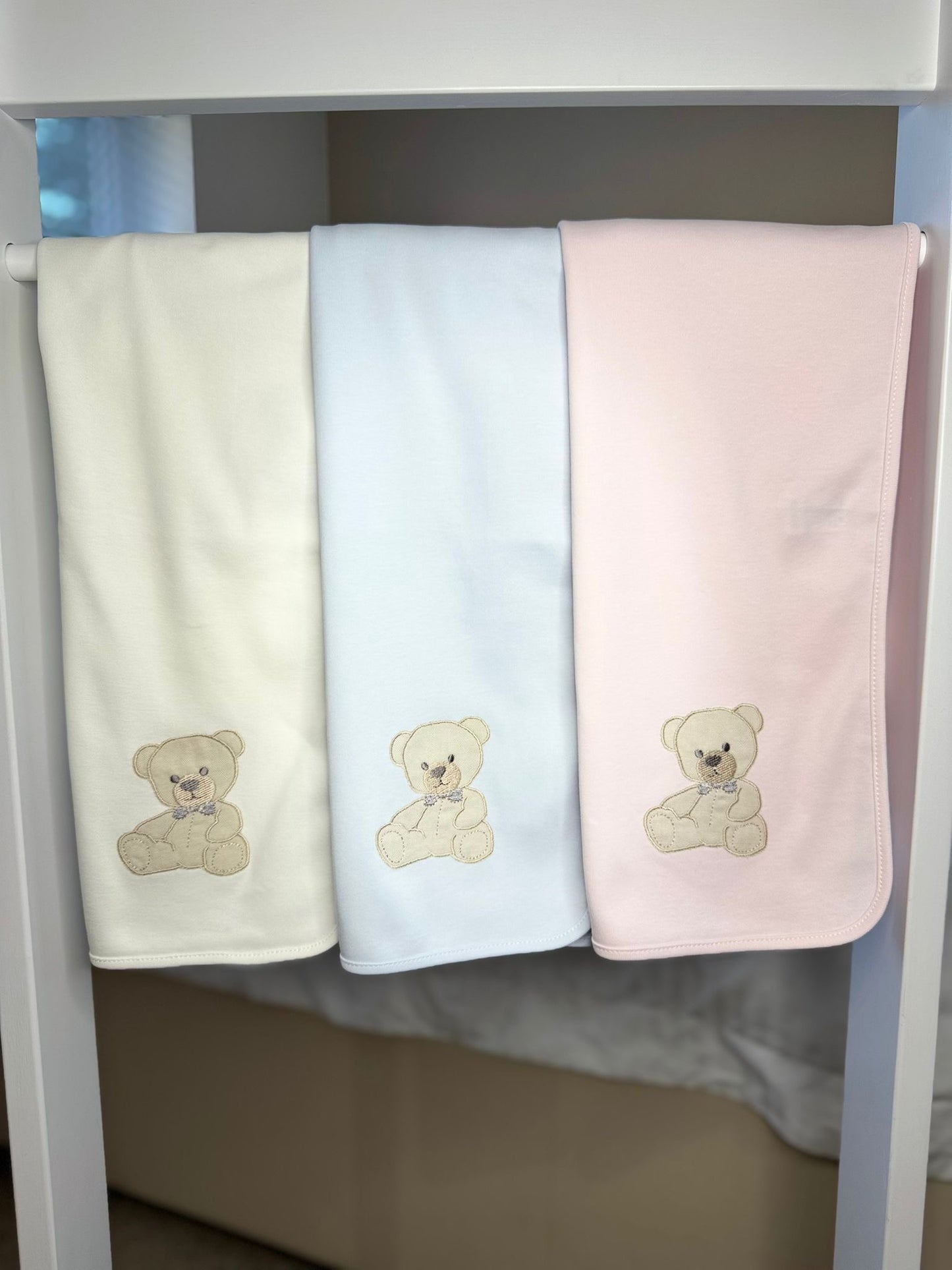 Baby Gi - Pink Teddy Muslin/ Blanket