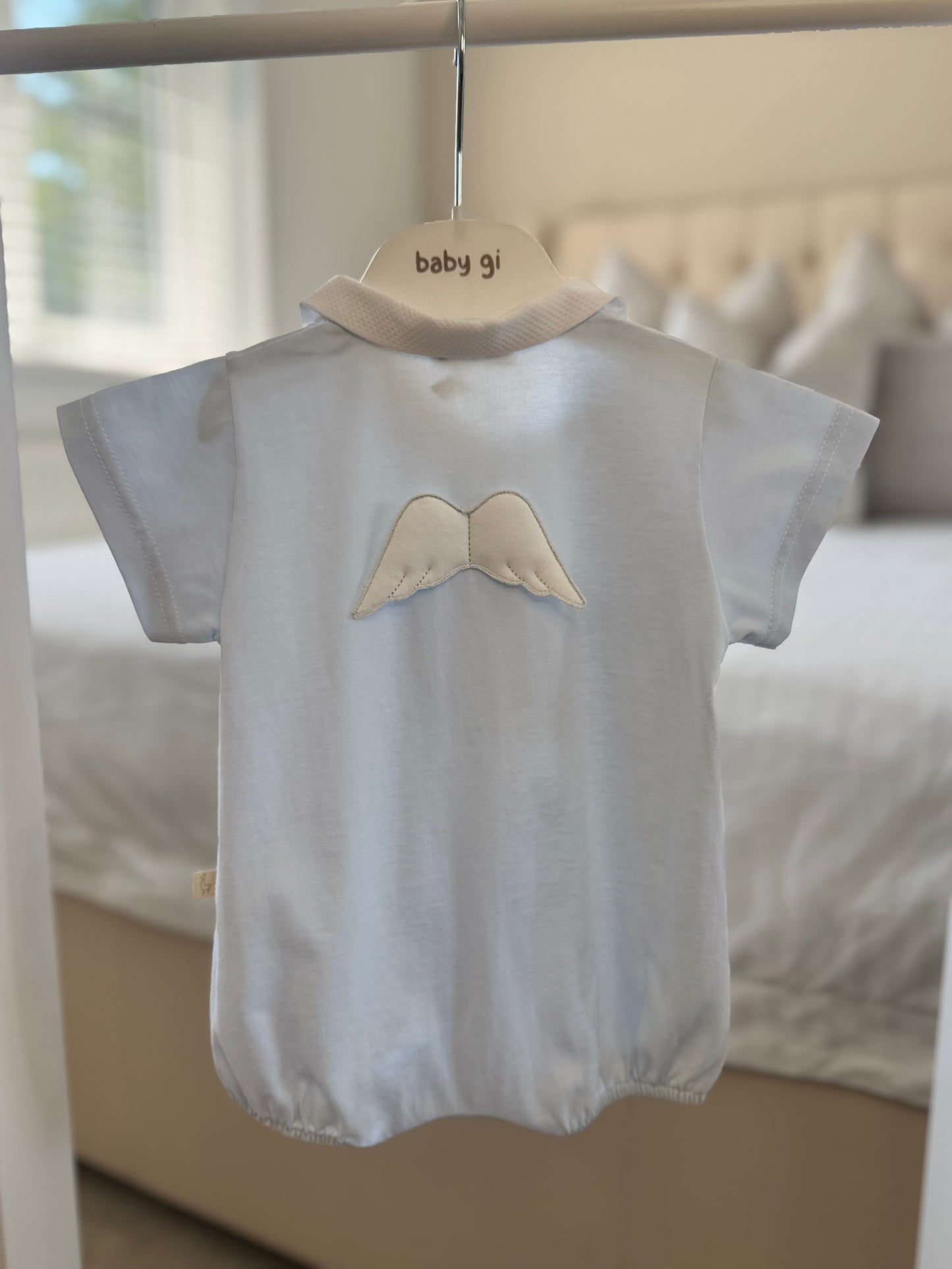 Baby Gi Blue Angel Wing Romper