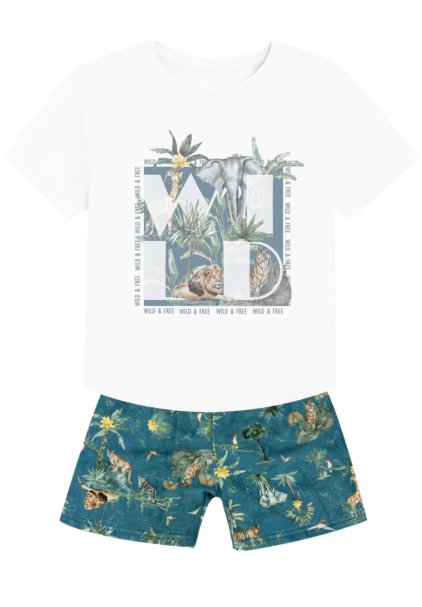 Boys Jamiks Wild Two piece swim set