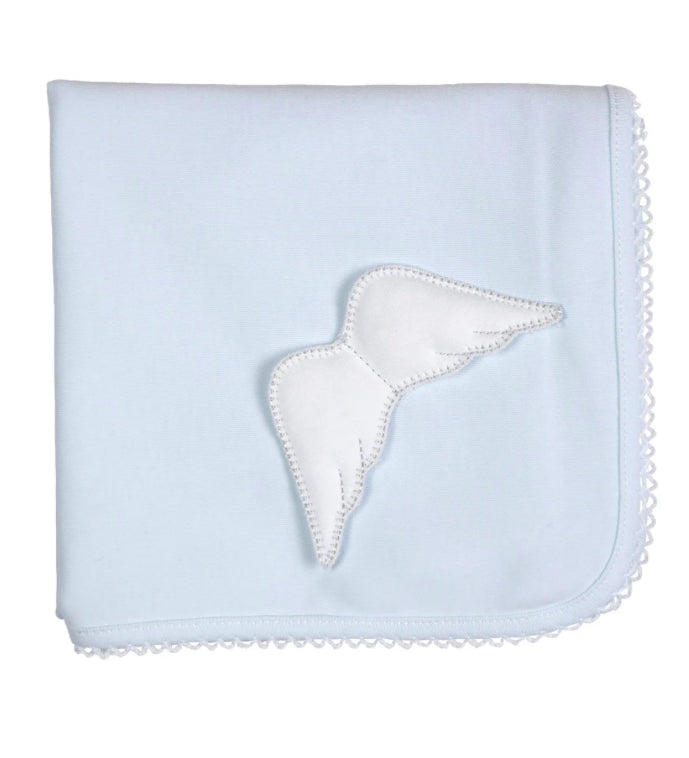 Baby Gi Blue Angel Wing Muslin/ Blanket