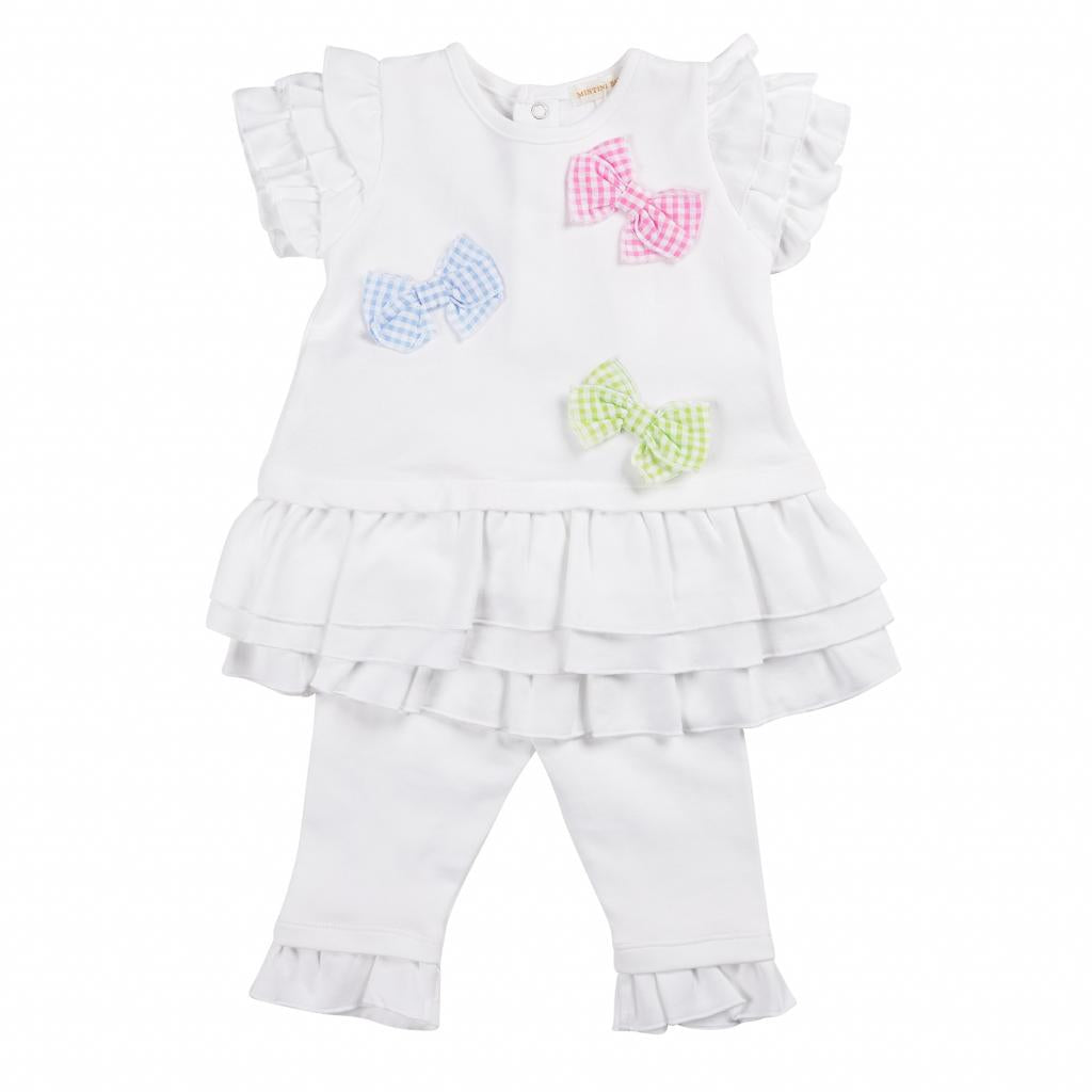 Mintini Baby - 3 Colour Bow Legging Set
