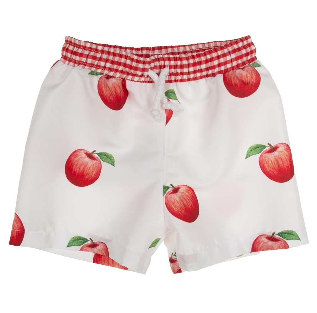 Apples Boys Swim Trunks- Meia Pata