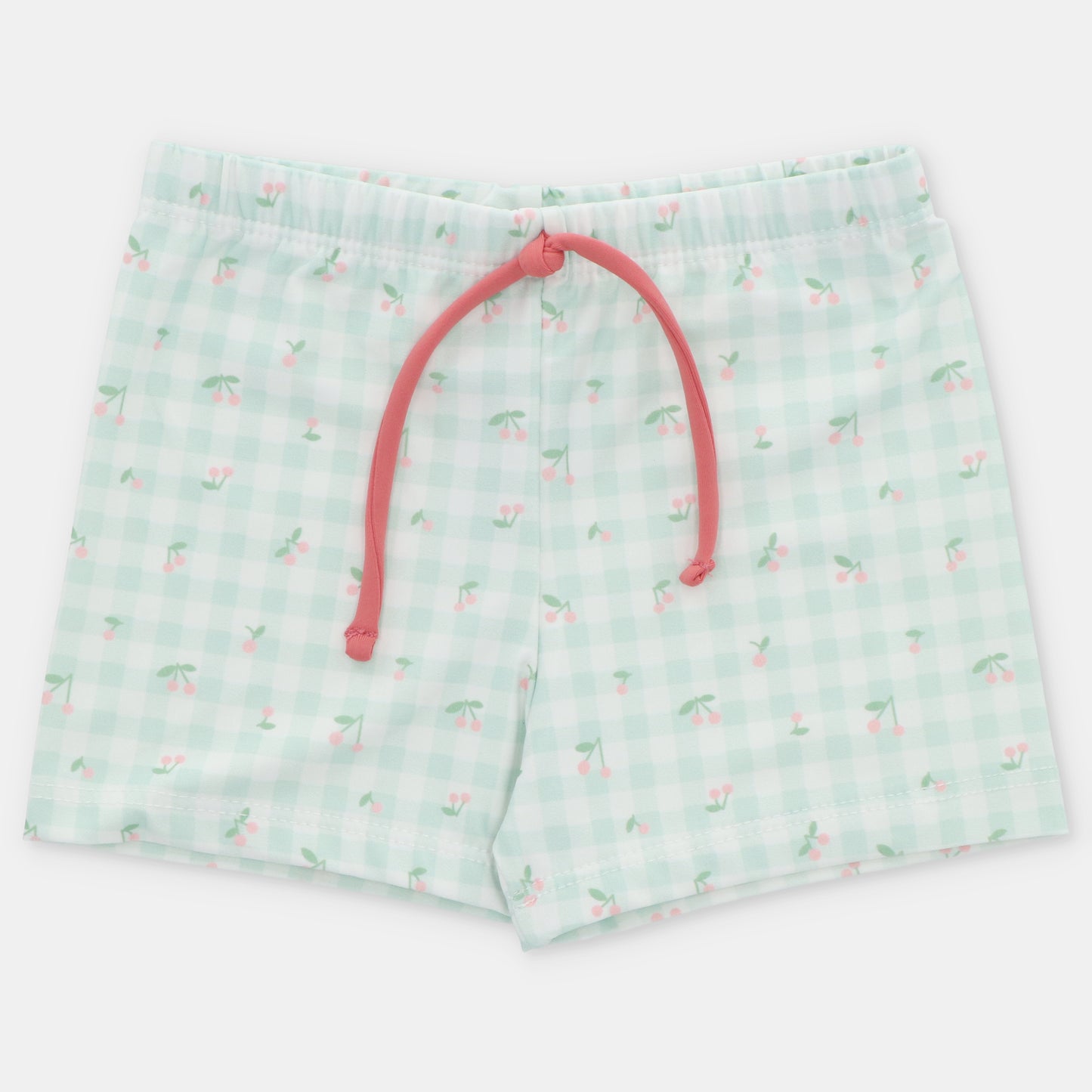 Martin Aranda Boys Green Cherry Boxer Trunks