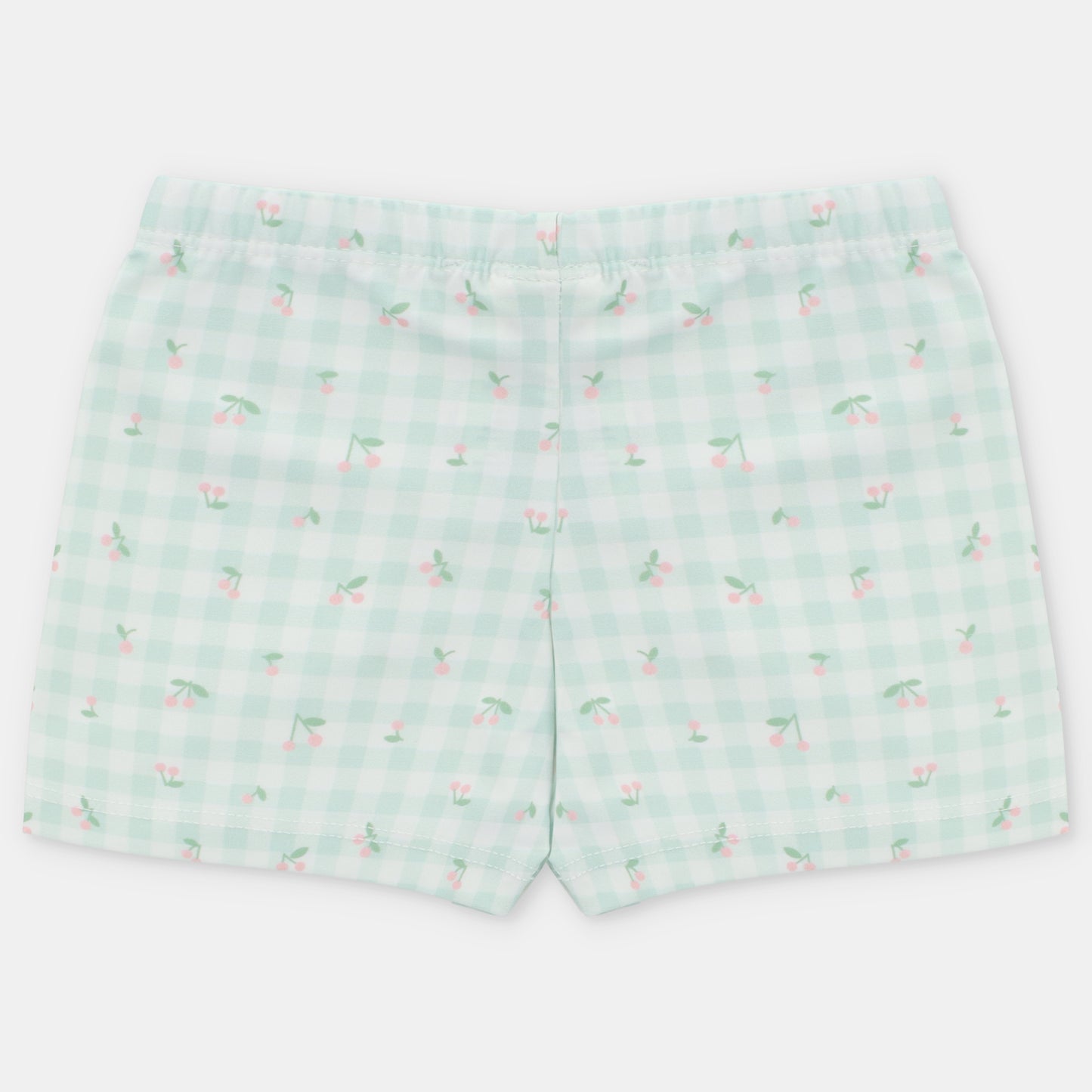 Martin Aranda Boys Green Cherry Boxer Trunks