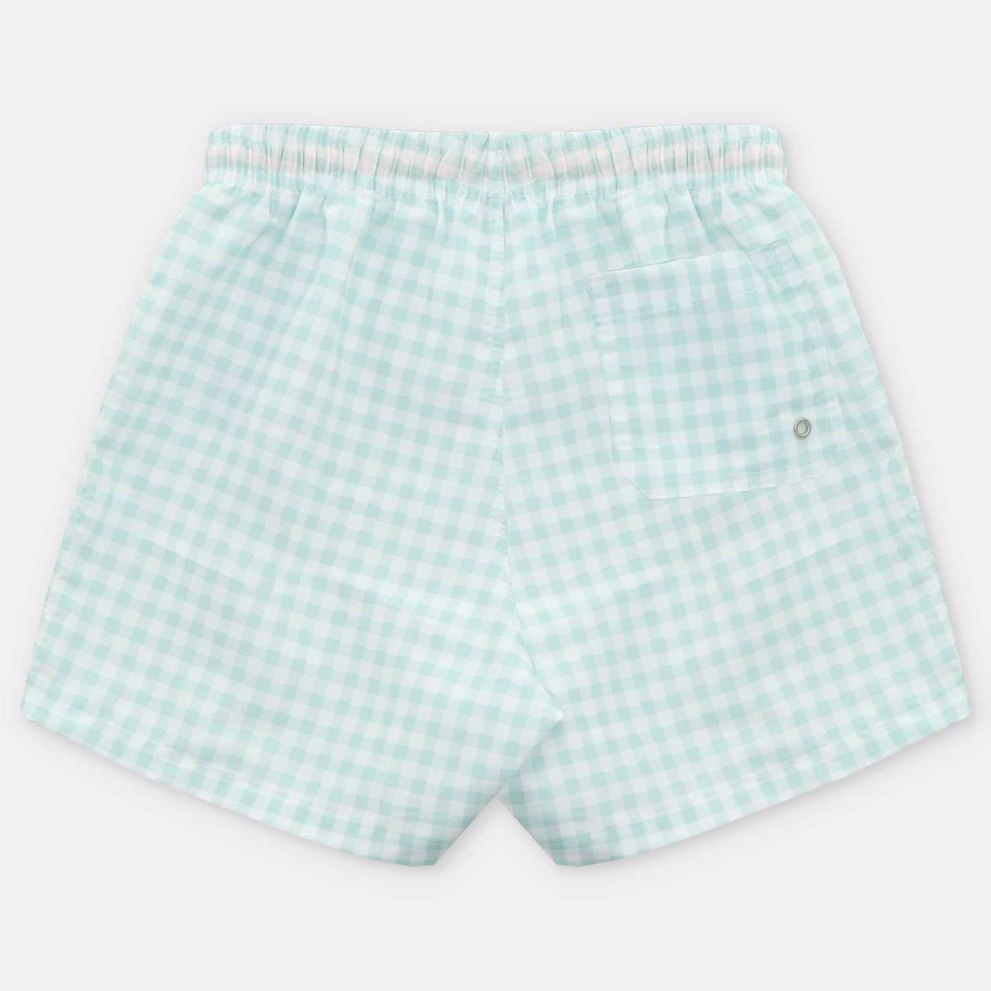 Martin Aranda Green Check Swim Shorts