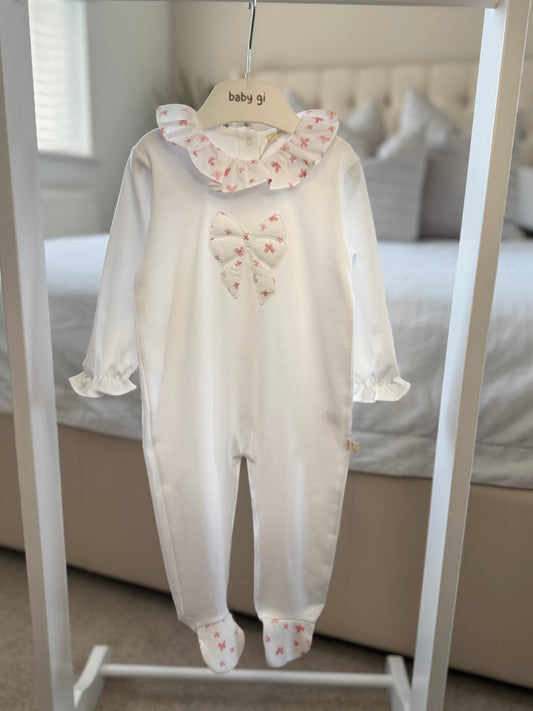 Baby Gi Girls Petals Baby Grow