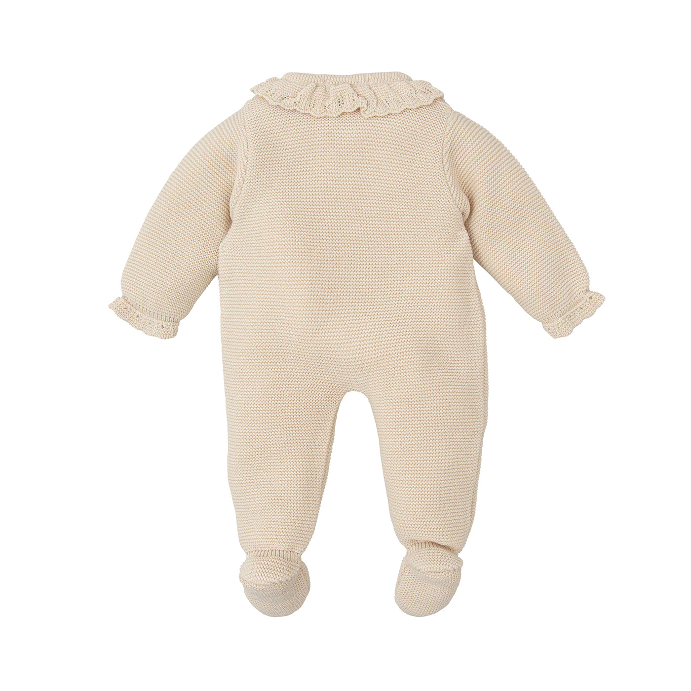 Babidu - Beige Romper with matching Hat