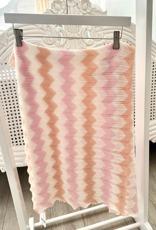 Granlei Blanket - Peach & Pink