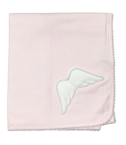 Baby Gi Pink Angel Wing Muslin/ Blanket