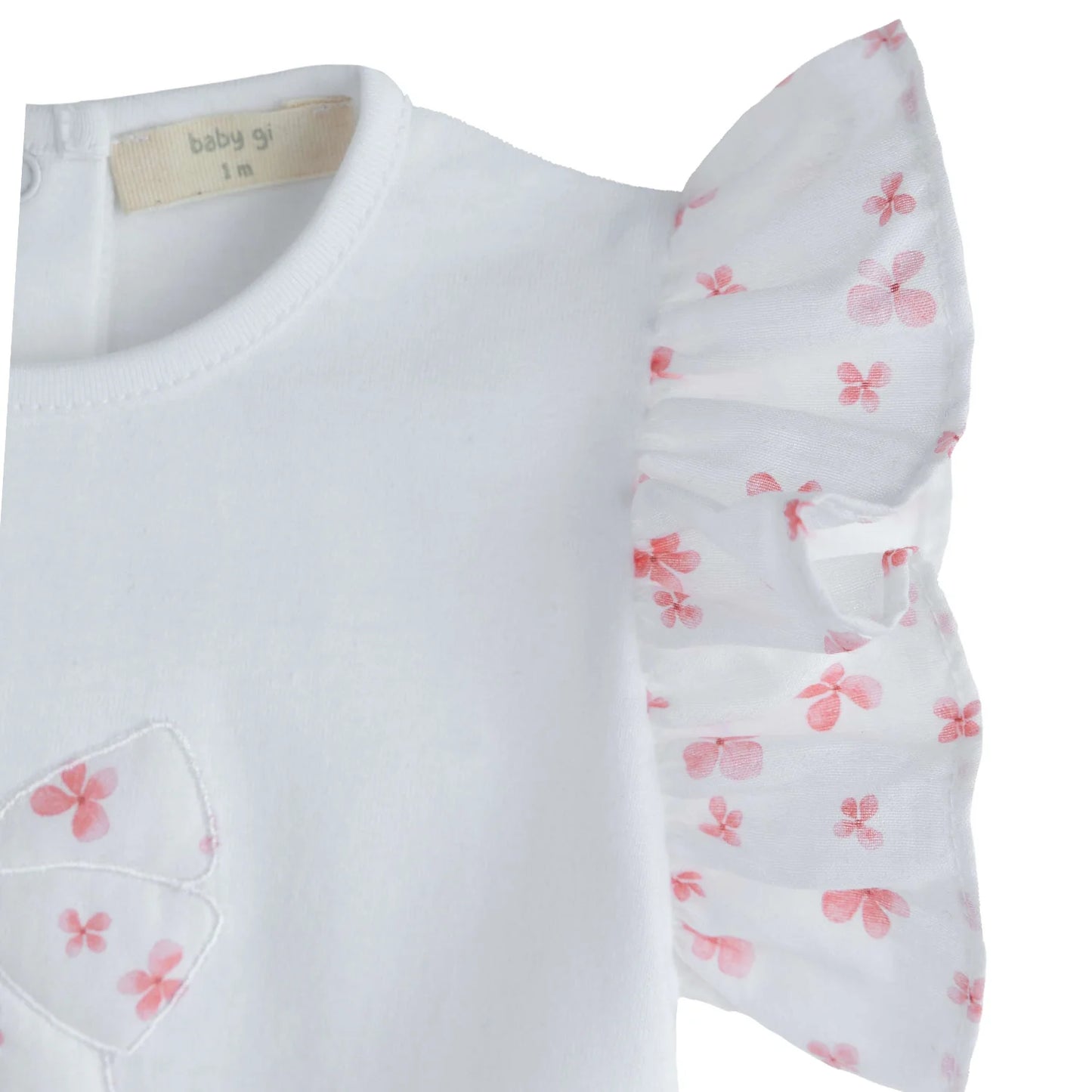 Baby Gi Petals Trim Romper