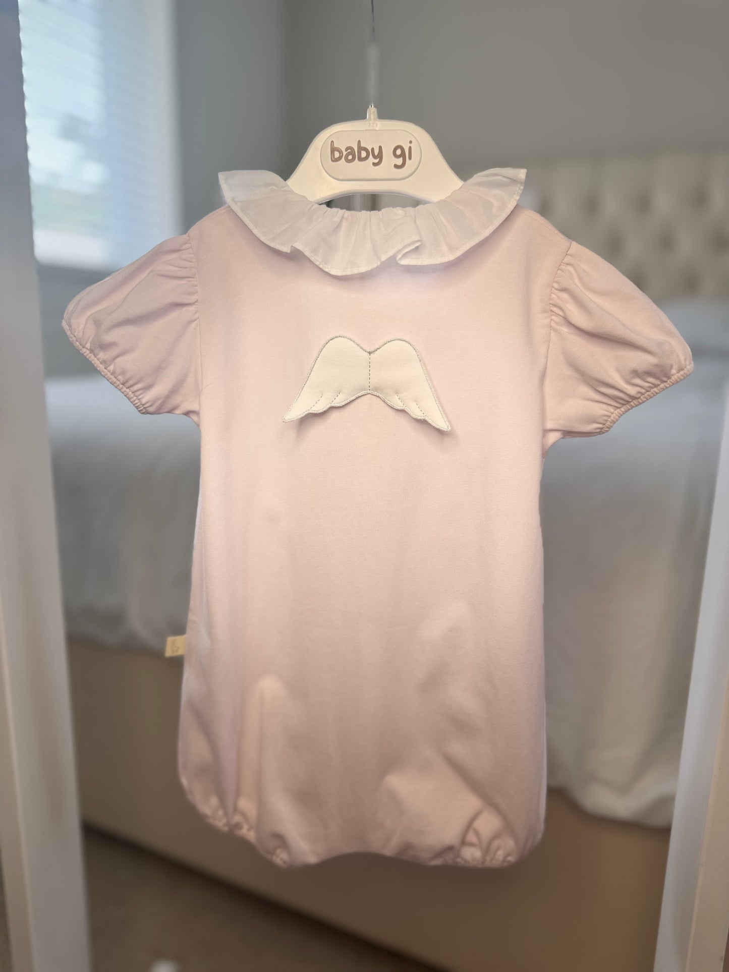 Baby Gi Pink Frilly Wing Romper