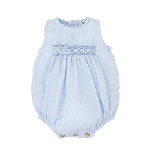 Babidu - Blue Sleeveless Romper