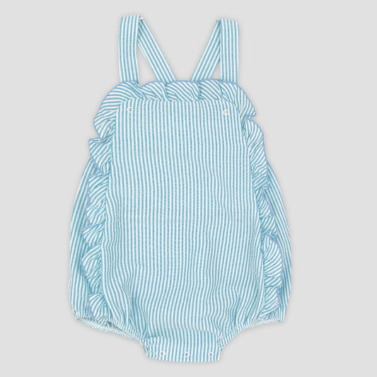 Rapife Turquoise Girls Romper