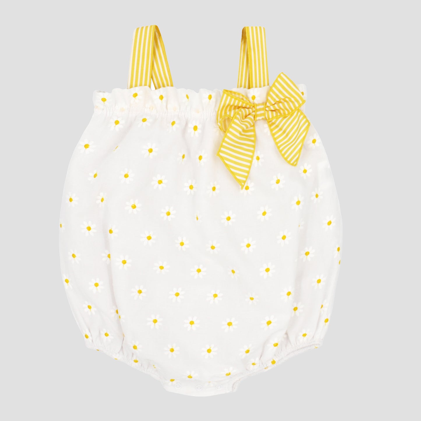 Rapife Daisy White & Yellow Romper