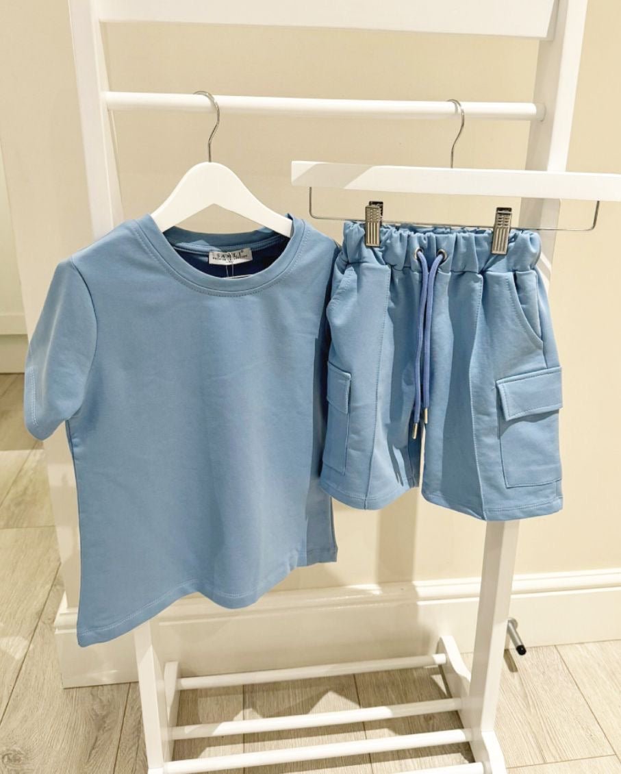 Boys Baby Blue Two Piece