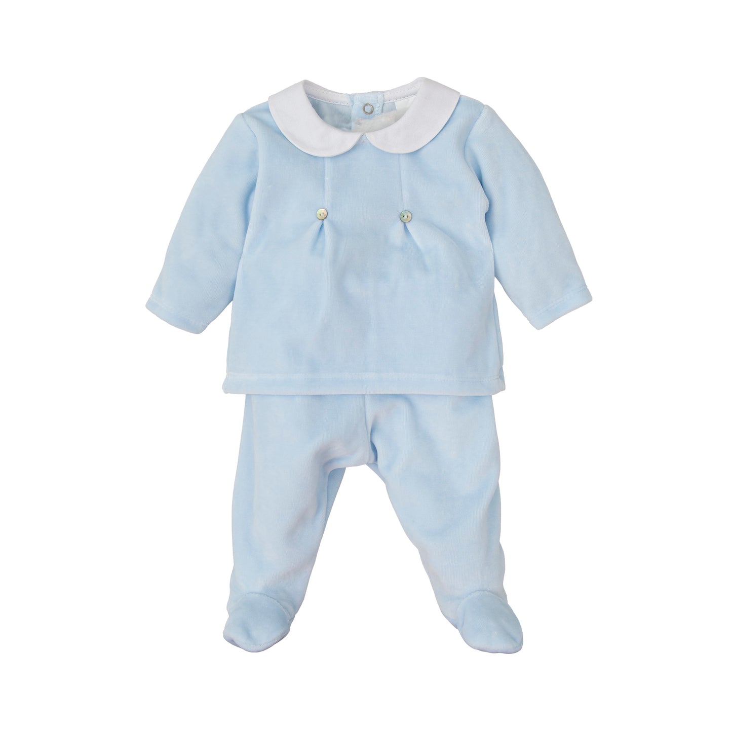 Babidu Velour Blue Two Piece