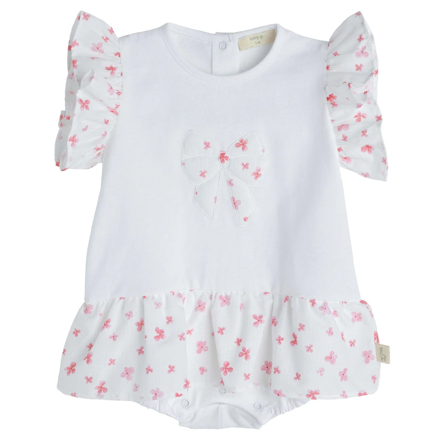 Baby Gi Petals Trim Romper
