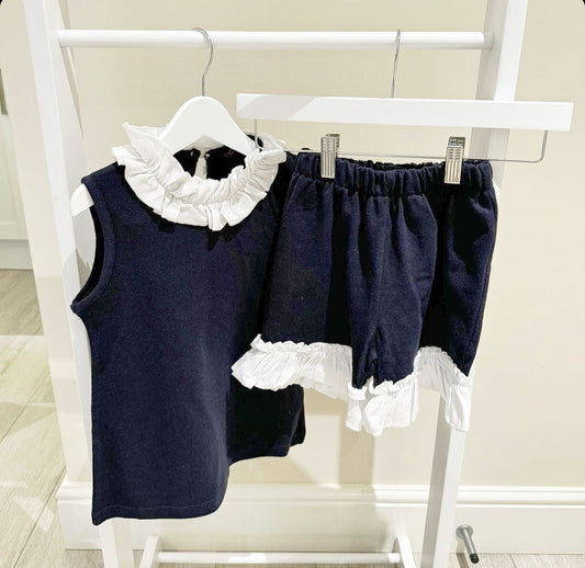 Girls Navy 2 Piece