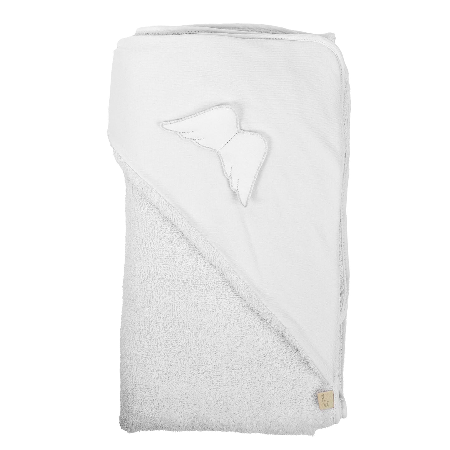 Baby Gi - Angel Hooded Towel  WHITE