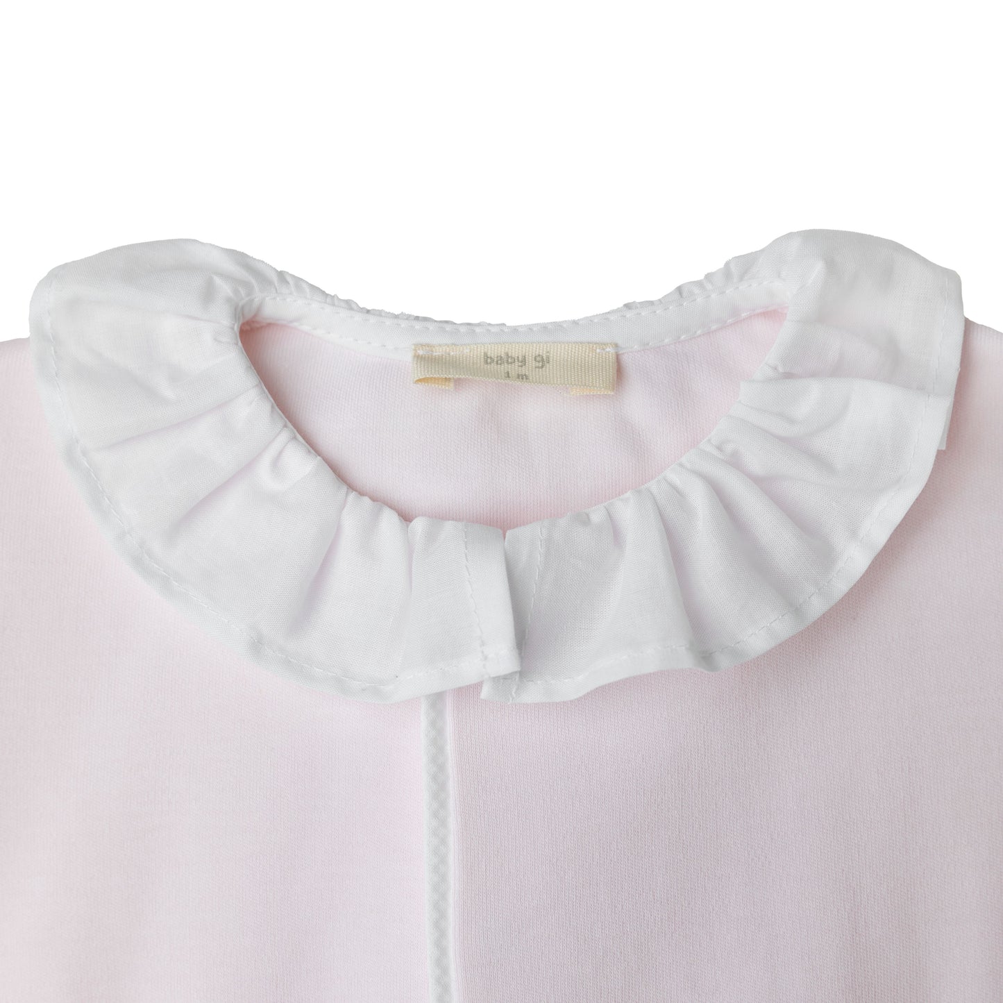 Baby Gi - Frilly Angel Cotton Babygrow in Pink