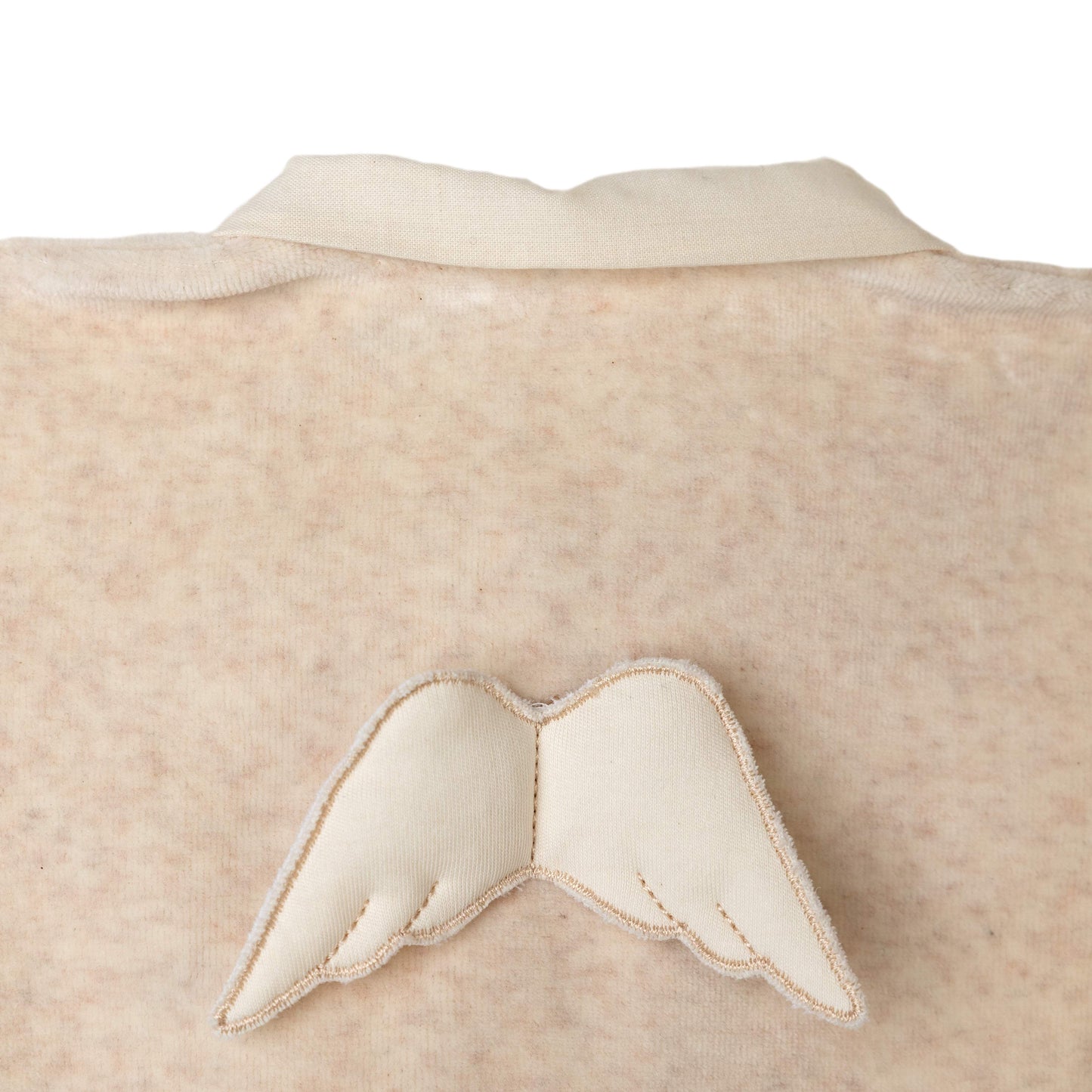 Baby Gi - Angel Velour Babygrow - CAMEL