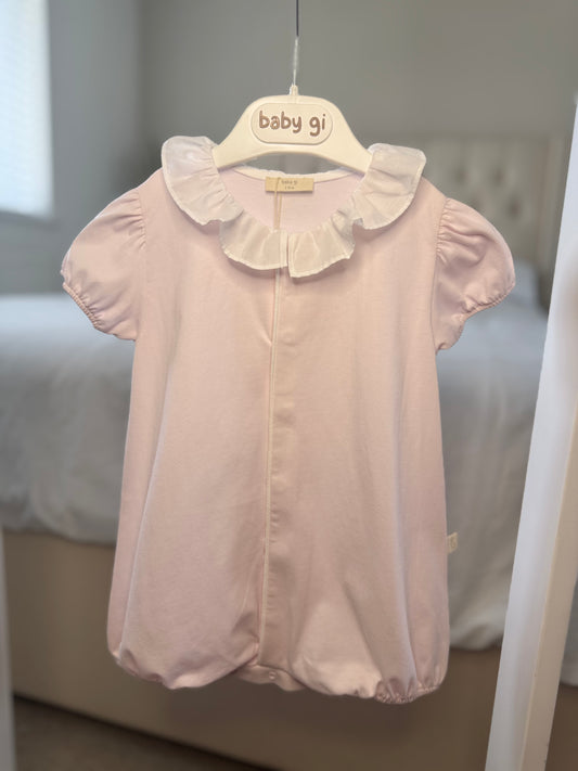 Baby Gi Pink Frilly Wing Romper