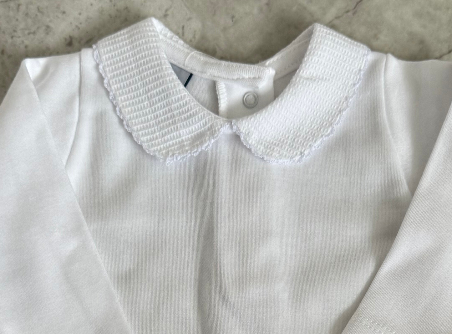 Babidu - Bodysuit with White Detail on Collar