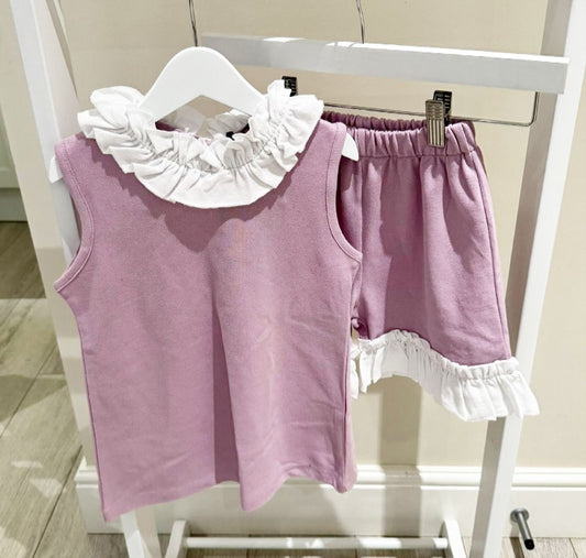 Girls Lilac Two Piece