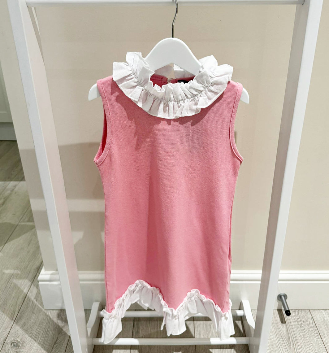 Willow Pink Frill Collar Dress