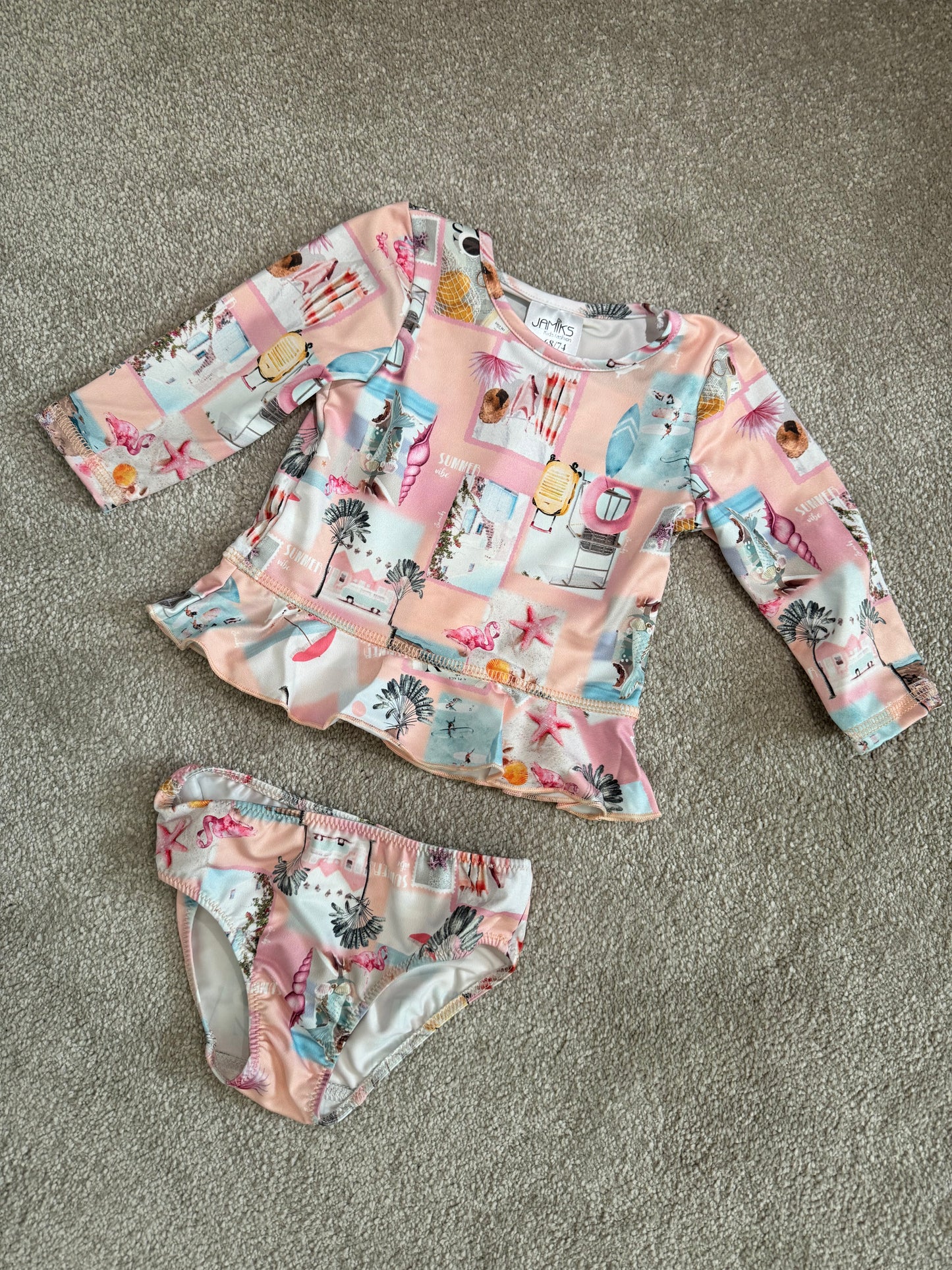 Girls Jamiks Two piece Swim set Nelli