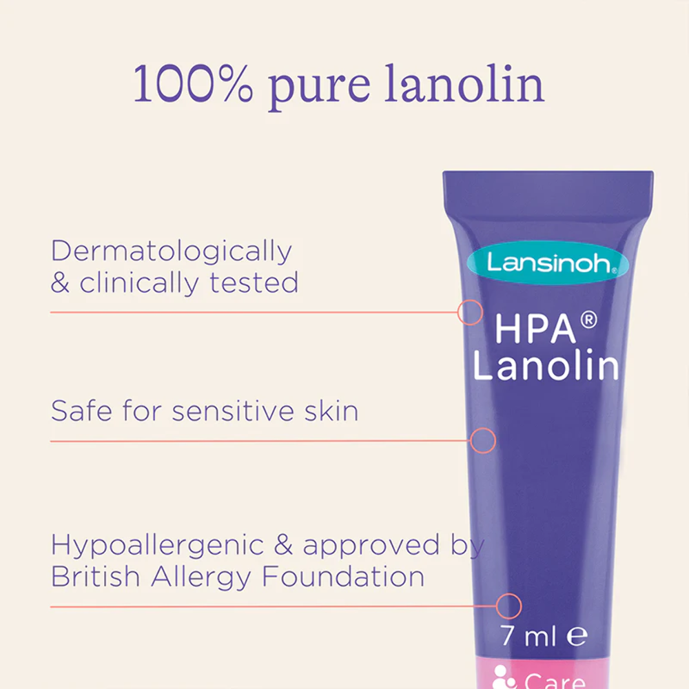 Lansinoh HPA Lanolin Minis Nipple Cream 7ml 3Pk