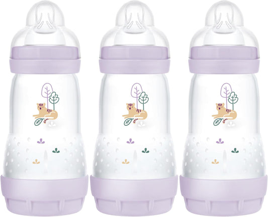 MAM Easy Start Anti-Colic Bottle 260ml Lilac - 3 PACK