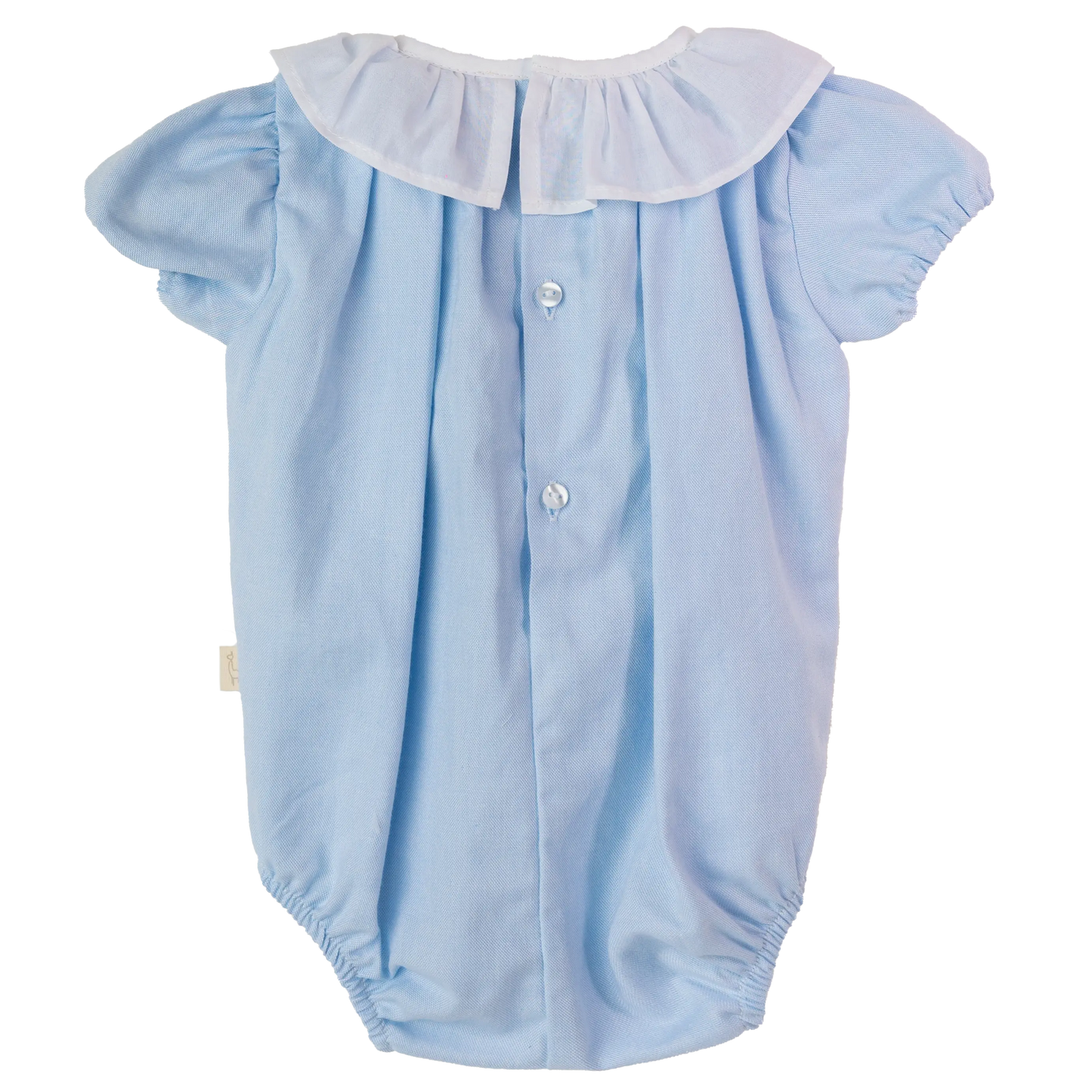 Baby Gi - Oxford Blue Collar Romper