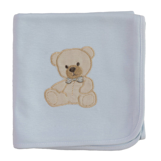 Baby Gi - Teddy Burp Cloth BLUE