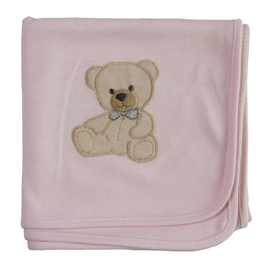 Baby Gi - Teddy Burp Cloth PINK