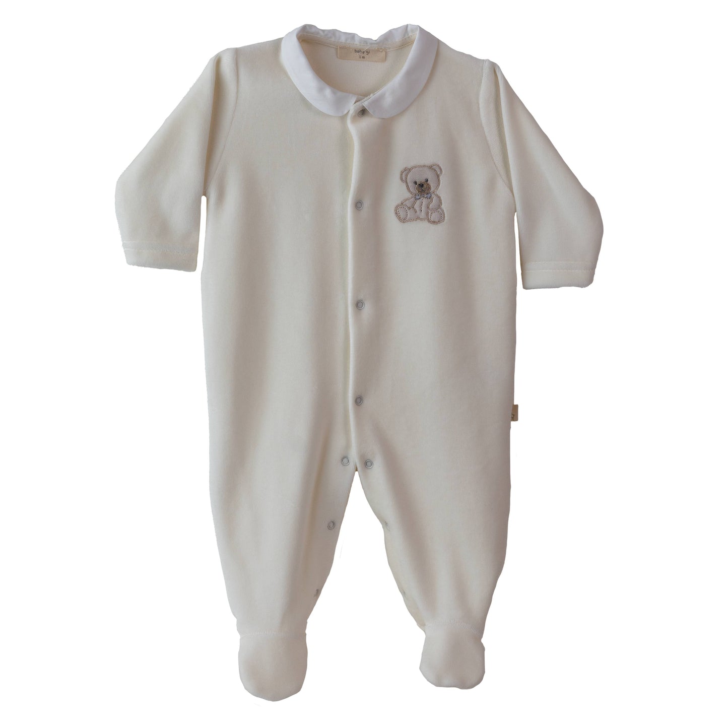 Baby Gi - Teddy Babygrow IVORY