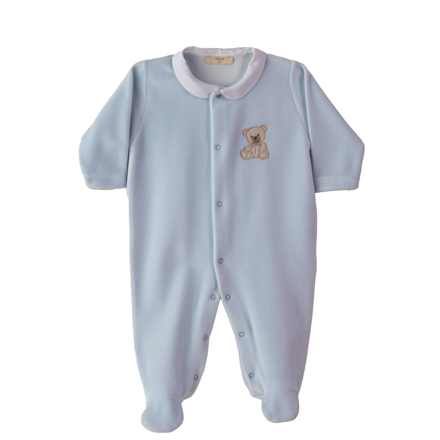 Baby Gi - Teddy Babygrow BLUE