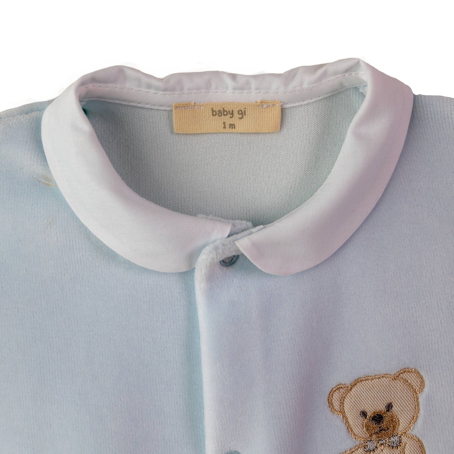 Baby Gi - Teddy Babygrow BLUE