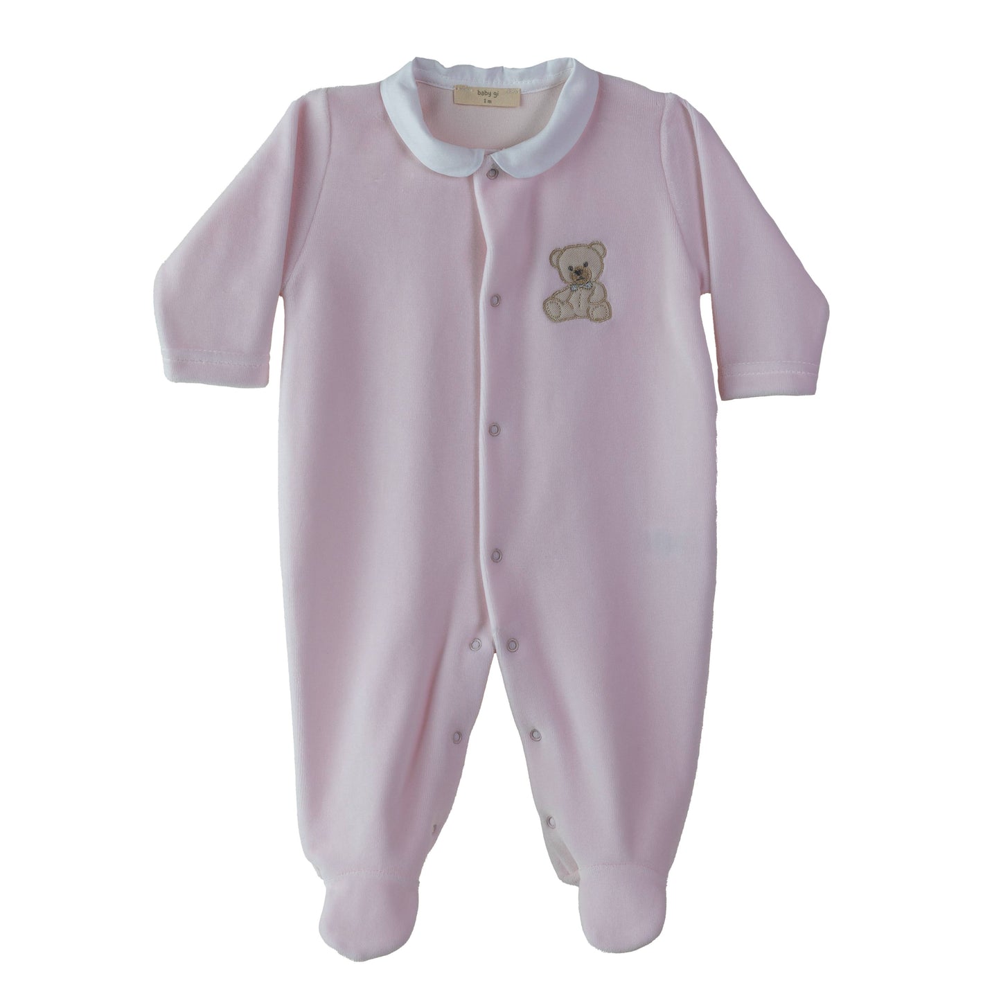 Baby Gi - Teddy Babygrow PINK